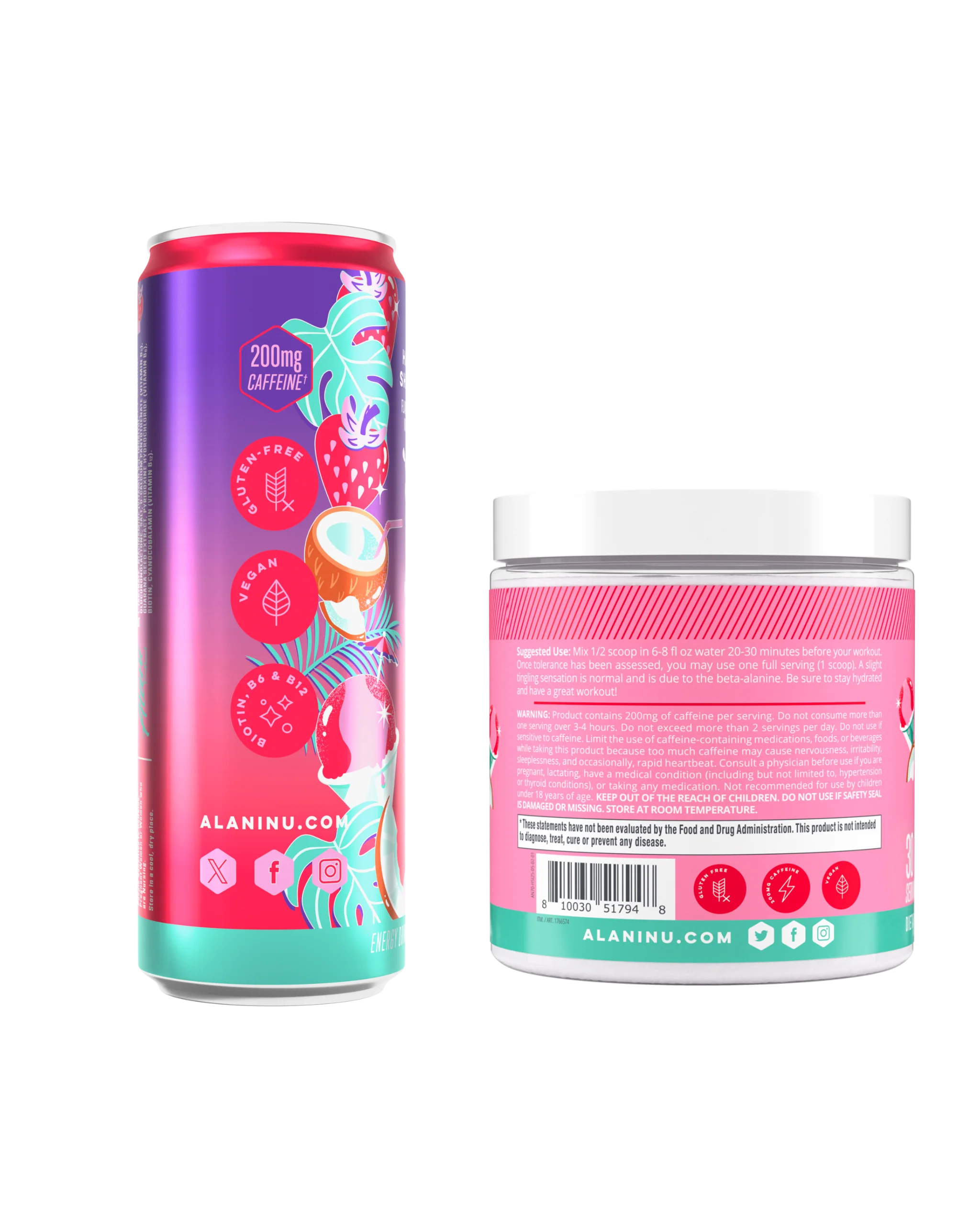 Energy Drink & Pre-Workout - Hawaiian Shaved Ice - Image 2