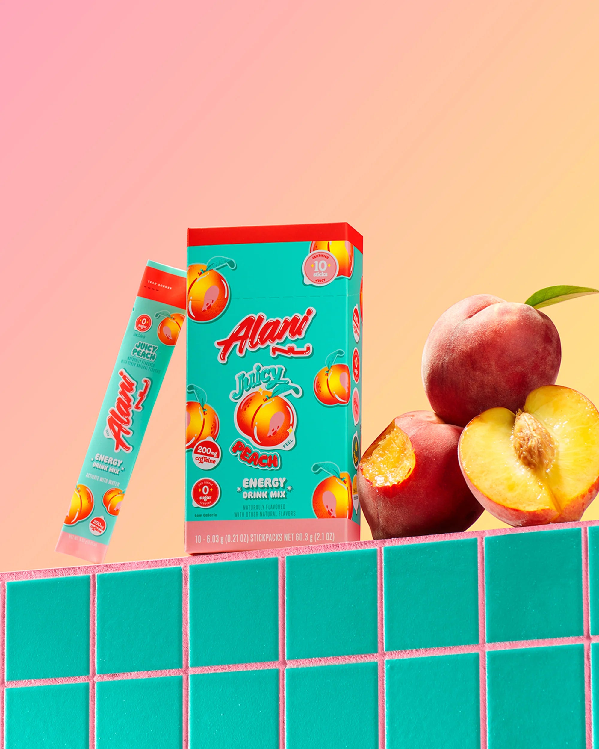 Energy Sticks - Juicy Peach - Image 2
